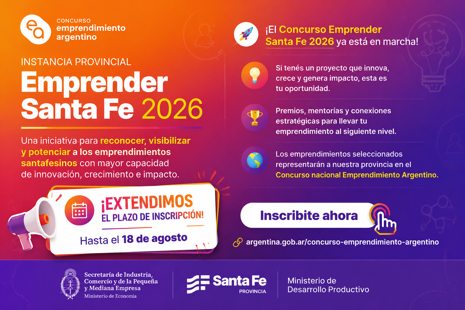 extension emprender 2026